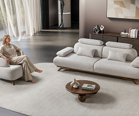 Trosed Monza, Barva bež / VZMETENO, po naročilu