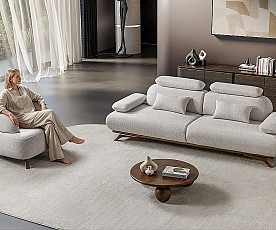 Fotelj Monza, Barva bež /VZMETENO