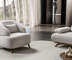 Fotelj Monza, Barva bež /VZMETENO