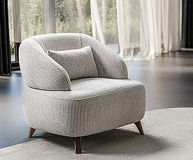 Fotelj Monza, Barva bež /VZMETENO