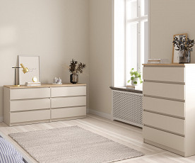 Predalnik Nantes 24 Barva Cashmere, divji hrast, po naročilu