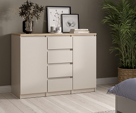 Predalnik Nantes 21 02, Barva Cashmere,divji hrast, po naročilu