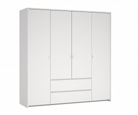 Omara Next 3v+ 2pr 197,1 cm ,Barva bela, po naročilu