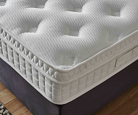 Boxspring postelja Perla, Komplet z dvižnim dnom, predalom in vzmetnico 140x200 , Barva bela