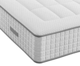 Boxspring postelja Imola, Komplet z letvenim dnom in vzmetnico 160x200 , Barva bela regenrirano USNJE