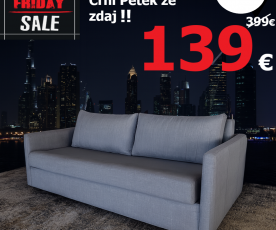 Trosed PETEK / OFFICE, Barva svetlo siva, OMEJENA KOLIČINA !!!