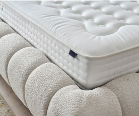 Posteljni okvir Pouf 01, 180x200 z dvižnim dnom in predalom, Barva bež