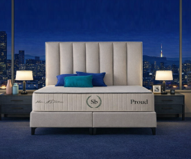 Boxspring postelja Prada, Komplet z dvižnim dnom, predalom in vzmetnico 200x200 , Barva bež, po naročilu