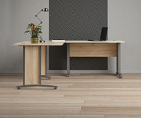 Pisalna Miza Prima Professional 04 Barva Hrast+ predalnik Mirage BREZPLAČNO, po naročilu