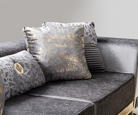 Trosed Maxi Rixos, Barva siva, zlata / VZMETENO, po naročilu