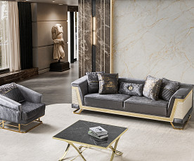 Trosed Maxi Rixos, Barva siva, zlata / VZMETENO, po naročilu