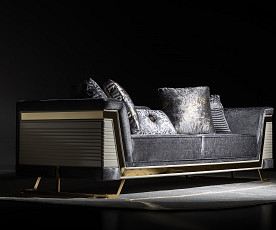 Trosed Maxi Rixos, Barva siva, zlata / VZMETENO, po naročilu