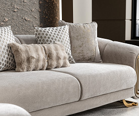 Trosed Maxi Romeo, Barva bež, zlata / VZMETENO, po naročilu