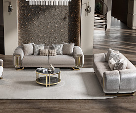 Trosed Maxi Romeo, Barva bež, zlata / VZMETENO, po naročilu