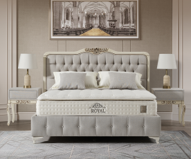 Boxspring postelja Gloria Komplet z dvižnim dnom, predalom in vzmetnico 160x200 , Barva siva, po naročilu