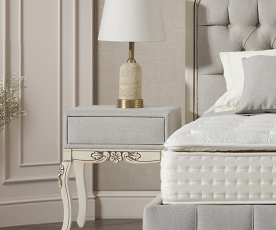 Boxspring postelja Gloria Komplet z dvižnim dnom, predalom in vzmetnico 140x200 , Barva siva, po naročilu