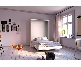 Stenska postelja Smart 03 120x200 , Barva bela