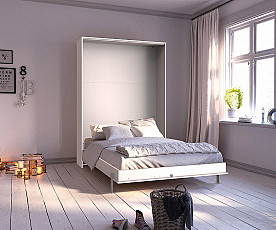 Stenska postelja Smart 05 140x200 , Barva bela