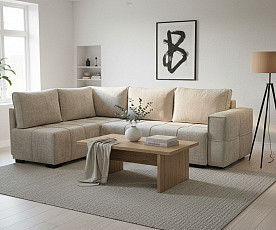 Sedežna garnitura Split Barva Bež, leva ali desna postavitev, po naročilu