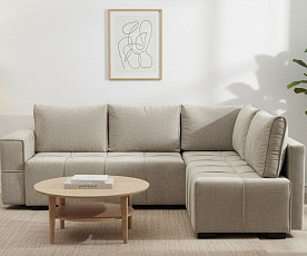 Sedežna garnitura Split Barva Bež, leva ali desna postavitev, po naročilu