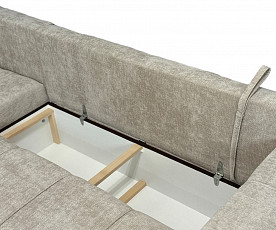 Sedežna garnitura Split Barva Bež, leva ali desna postavitev, po naročilu