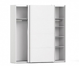 Omara Verona 2 vrata, 5 polic, 180 cm Barva bela