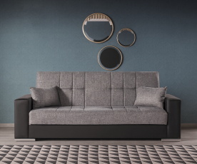 Trosed Vienna Barva siva, črna / VZMETENO