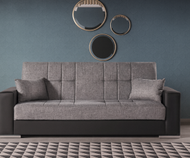 Trosed Vienna Barva siva, črna / VZMETENO