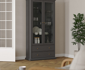 Vitrina Florence 41 Barva siva, po naročilu