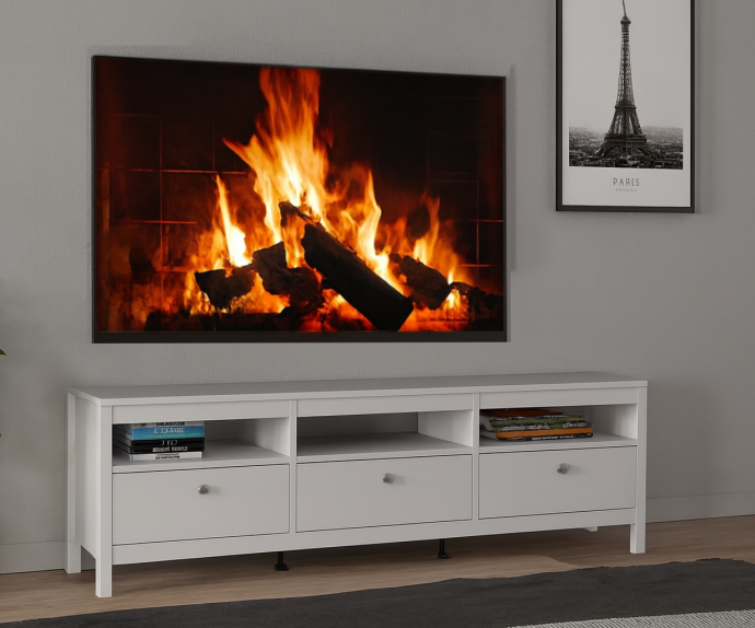 TV element Amalfi Barva bela