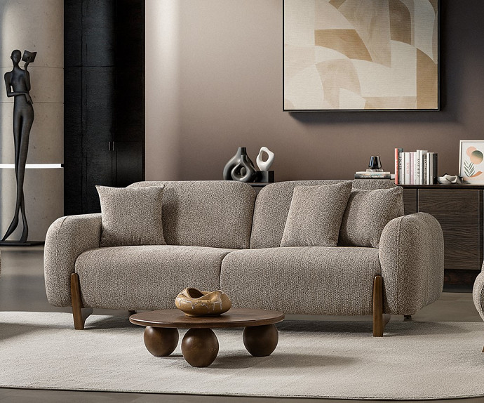 Trosed Belize, Barva kapučino / VZMETENO, po naročilu