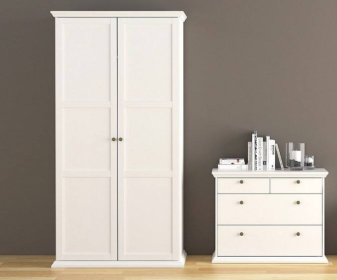 Omara Florence, 2 Vrata 96 cm, Barva bela