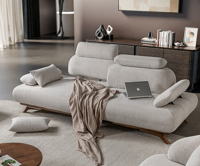 Dvosed Monza, Barva bež / VZMETENO, po naročilu