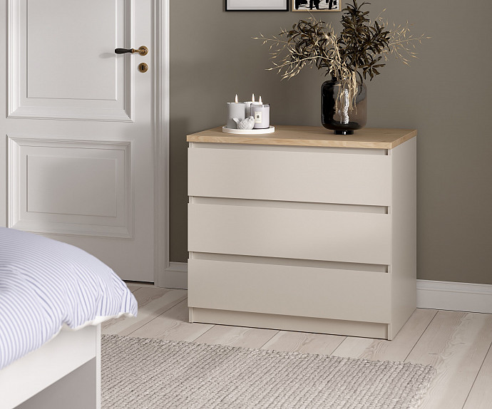Predalnik Nantes 55, Barva Cashmere, divji hrast, po naročilu