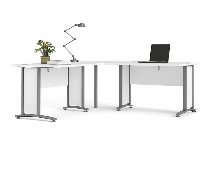 Pisalna Miza Prima Professional 04 Barva Bela + predalnik Mirage BREZPLAČNO, po naročilu