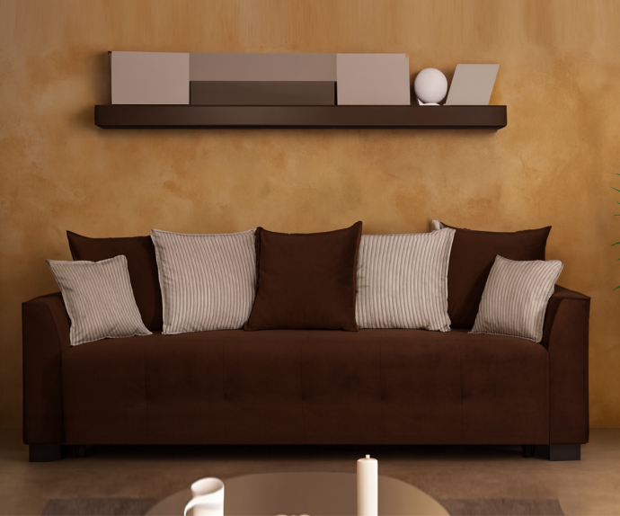 Trosed Ravena Barva Rjava, bež / VZMETENO