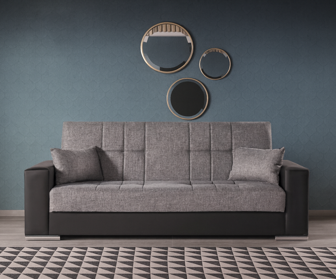 Trosed Vienna Barva siva, črna / VZMETENO